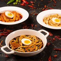 육수여왕 오여사 매운 밀떡볶이 오리지널 사천짜장 매콤크림, 1개