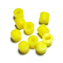 커넥터 부속품 A28 자동 잠금 스위치 캡 크기 65mm 키 커버 슈트 5.8788.5 자동 잠금 스위치 키 직사각형 구멍 3x2mm (10 개몫), 노랑-10개