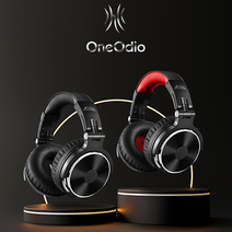 [야마하디지털피아노헤드폰] 원 오디오 OneOdio Pro-10 유선 헤드폰 블랙 & 레드 (대한민국 공식 대리점), Pro-10 블랙black