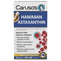 카루소스 내츄럴 헬스 하와이안 아스타잔틴 30정 Carusos Natural Health Hawaiian Astaxanthin 30 Capsules