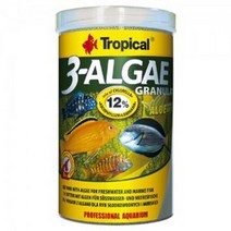 [미미네아쿠아] TROPICAL 3-ALGAE 알지 그래뉼 초식성사료 100ml, 단일속성