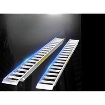 상하차 트럭경사로 수확기 사다리 알루미늄 경사판, 2.2m - 폭 40 - 6톤 - 1쌍