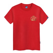 클로니아 골드 왕관 라운드 반팔 티셔츠 TS-081