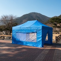 프리폼 프리미엄천막3x4.5 방수 대형 함마톤 알루미늄 접이식 캐노피천막, 1개, AL창모풀 3x4.5 갈백갈