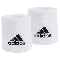 아디다스 테니스 손목밴드 S HD9125, 화이트