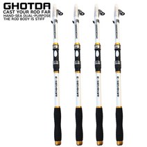 GHOTDA 2.1-3.6M 텔레스코픽 낚싯대 잉어 바다 극 탄소 FRP 재료 낚시대 품질 내구성 릴 좌석 큰 반지, China