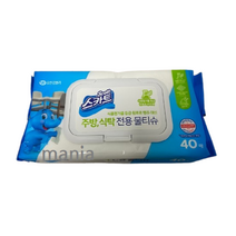 스카트 주방 식탁 전용 물티슈 40p, 6개