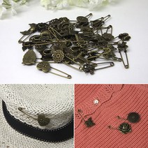 유니크한 빈티지 옷핀 브로치 뱃지 모음