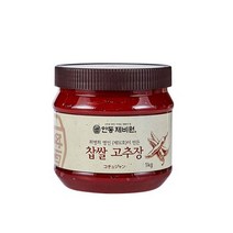 [안동제비원] 안동제비원 찹쌀고추장1kg 국산고추 100 메주혼합, 1kg, 1개