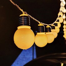 감성조명 끝판왕 큰전구모양 LED줄조명 건전지사용, 02_베이직빅볼3m20등_1개