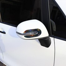 [간지] 더뉴 레이 사이드미러 데칼 스티커 랩핑 튜닝 익스테리어 DIY 필름 용품, 헤어라인실버무광