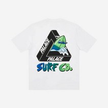 팔라스 트라이서프 코 티셔츠 화이트 - 22SS Palace Tri-Surf Co T-Shirt White - 22SS