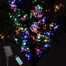 21세기트랜드 태양열+USB 벚꽃 전구, 태양열+USB 벚꽃 전구 22M 200구, 칼라