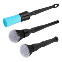 3 Pcs 자동차 자세히 브러쉬 세트공기 환기 엔진 베이 엠 블 럼 대시 보드 좌석 에 대 한 자동 세부 브러쉬 키트