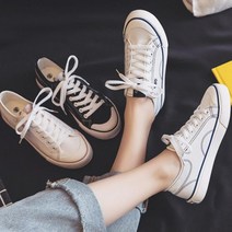 중고등 여학생 교복사복 신기편한 캔버스화 10대코디