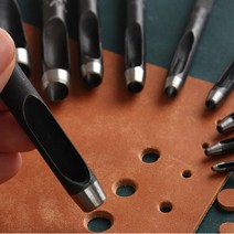 가죽공예 펀치툴 10종 낱개판매 구멍 펀칭 커터 벨트, 10mm UK00266M10