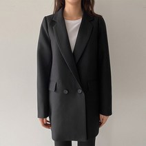 미소클로젯 빅사이즈 러브미 투버튼 데일리 재킷