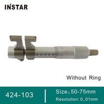 INSTAR-내부 마이크로 미터 5-30mm 25-50mm 산업용 품질 내부 50-75mm 75-10mm 0.01mm, 424-103 50-75mm