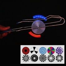 LED 자이로팽이 만들기 (5인용) 도안제공, A. LED(seven color)