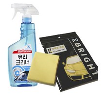 브라이트 불스원 유리 크리너 타월 세트 광택 세차