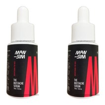 1+1 맨심 무스타치 세럼 수염세럼 면도자국제거 샘플증정 18ml