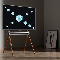 65인치 70인치 이젤형티비거치대 tv이젤 티비다리 우드다리 티비스탠드거치대 티비이젤 이젤다리, 49-70인치거치대/MFN-05 우드 다리