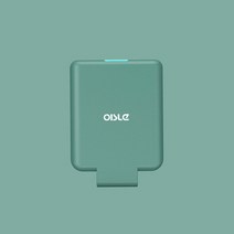 리아 OISLE 4세대 MP282SE 갤럭시 아이폰 초소형 부착형 보조배터리 4225mAh, Type-C 그린