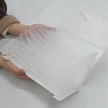 B6 아코디언 파일 거래명세서 보관 엽서 파일철 영수증철 포켓 미니 하도메 통 세금계산서철 플라스틱 화일철 정리 파우치 도큐먼트 티켓 홀더 인덱스 화이트