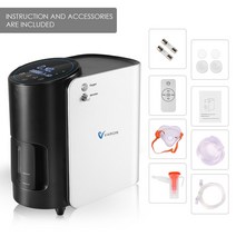 척추 허리 디스크 바른 자세 교정 WooBong VARON-가정용 휴대용 산소 발생기 1-7L/min 110V/220V, 01 7L_01 미국 플매트 카펫 러그