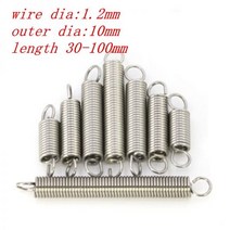 트레일러 스프링 캠핑카 카라반 스프링2pcs 와이어 직경 1.2mm 외경 스틸 179, 1.2x10x90, 2개