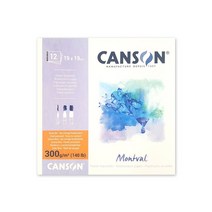 캔손 몽발 수채화패드 300G 1면제본, 25.6X36CM