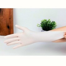 니트릴장갑 두꺼운 미용 식품용 의료용 100매, 블랙 M