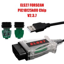 동차진단기 마쓰다 다국어 V2 3 7 자동차 진단 도구 OBD2 스캐너 ELM327 및 J2534 Pss Thru ELS27 Forscan 그린 PCB PIC18f25k80 칩
