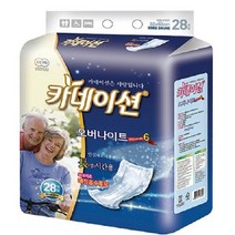 카네이션 오버나이트 6회분 성인용기저귀 2팩/3팩/4팩, 2팩