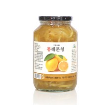 (고흥식품) 화학 첨가물이 없는 100% 통 레몬차, 1개, 1kg
