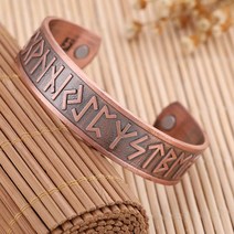 ZLD 바이킹 북유럽 룬 팔찌 북유럽 금속 커프 팔찌 팔찌 남성용