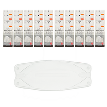 나노텍 황사방역마스크 (KF94)(대형)(100매), 화이트