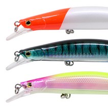 아미노 롱빌 플로팅 미노우 22g 농어 부시리 루어 하드베이트, 03