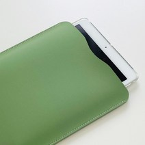 국내제작 오브리즈 아이패드 슬리브 파우치 커버 갤럭시탭 케이스 보관, 올리브그린, M