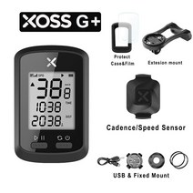 자전거 사이클 속도계XOSS-G 플러스 G 자전거 GPS 컴퓨터 무선 속도계 방수 도로 산악 블루투스 ANT   사, 07 G Plus  Sensor