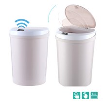 Living100 스마트 자동센서 휴지통 12L (LV-6012), 12L(LV-6012)+AA건전지(2개입)