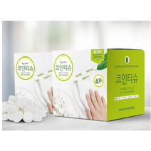 베지터블 코인 압축 티슈 300개 x 2, 2개