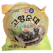 왕부정 중국식품-만복 찹쌀 순대 고향순대 450g-냉동