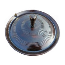 무쇠주물마을 무쇠 솥뚜껑 불판 지름 30cm~80cm 구이팬 캠핑용 업소용 가정용 가마솥뚜껑, 530호 지름53cm 8~9인용