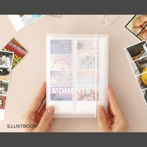인생 네컷 앨범 우정 커플 사진 보관 포토 하루필름 선물 대용량 사진첩 포토북, 03 화이트