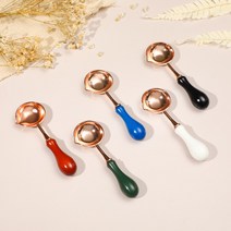 실링왁스 스푼 청첩장 해리포터 다꾸 실링 인장 스푼 왁스 취미 만들기 DIY 비즈왁스 카드 엽서 도장, 모던세트