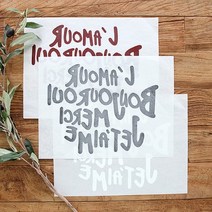 원단킹 종이전사지] 멀시 3color(8219705), 레드