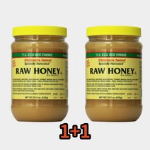 2개세트 에코 꿀벌 농장 Raw Honey 생꿀 623 g YS Eco Bee Farms YS 총2개