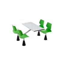 야외용 테이블 테라스 야외 테라스 플라스틱 식당, 4인용 뿔다리 인조 대리석 테이블 상판 블루