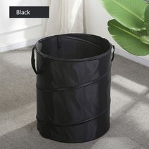 캠핑 팝업 접이식 쓰레기통 화장실 어닝 인산철, black, mini-4 gallon
